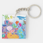 In de oceaan sleutelhanger (Achterkant)