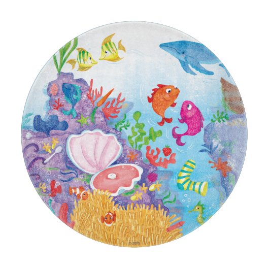 In de oceaan snijplank (Voorkant)