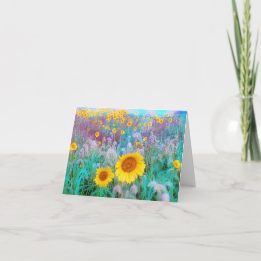 In de ochtend, kaart (Voorkant)