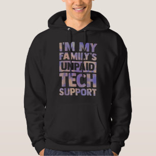 in de onbetaalde technische ondersteuning van mijn hoodie