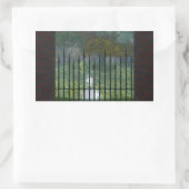 In de oude bostelaars rechthoekige sticker (Tas)