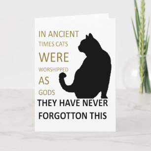 In de Oudheid werden katten aanbeden als goden v4 Kaart
