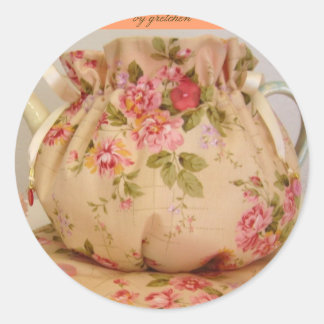 In de Pinks Tea Gezellig 2 Stickers