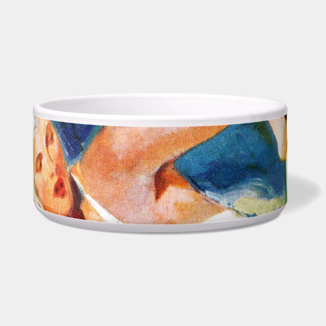 In de pool voerbakje (Links)