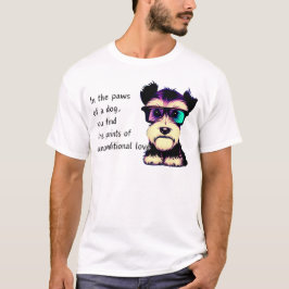 In de poten van een hond t-shirt