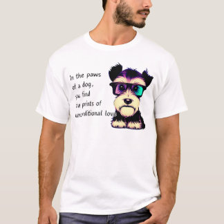In de poten van een hond t-shirt