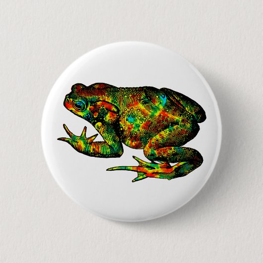 IN DE RAINFOREST RONDE BUTTON 5,7 CM (Voorkant)