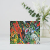 In de regen is Franz Marc Abstract Briefkaart (Staand voorkant)