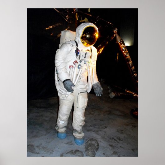 In de ruimte lopen poster (Voorkant)