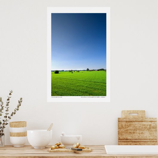 In de ruimte poster (Keuken)