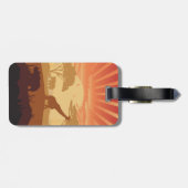 In de Safari Bagagelabel (Achterkant horizontaal)