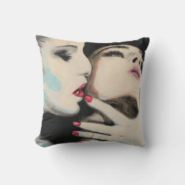 'In de schaduw' Schilderij op een Kussen