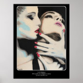 'In de schaduw' Schilderij op een Poster (Voorkant)