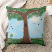 In de schaduw (Sierkussen) Kussen (Deken)