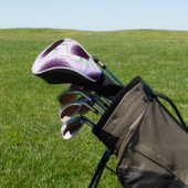 In de schaduw van de kleur Violet Golfheadcover (Insitu)
