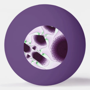 In de schaduw van de kleur Violet Pingpongballen