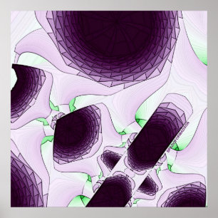 In de schaduw van de kleur Violet Poster