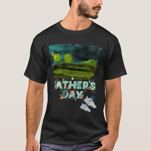 In de schoenen van mijn vader – Vaderdag T-shirt (Voorkant)
