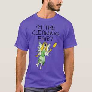 In de schoonmaakfee Kantoor Cleaner Sarcasme Grapp T-shirt