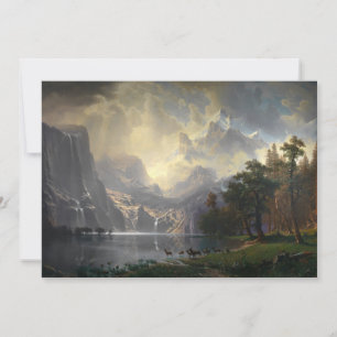 In de Sierra Nevada, CA Albert Bierstadt