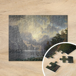 In de Sierra Nevada, CA   Albert Bierstadt Legpuzzel