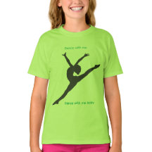 In de speeltuin Lime gekleurde T-shirt