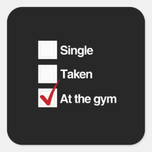 IN DE SPORTSCHOOL VIERKANTE STICKER