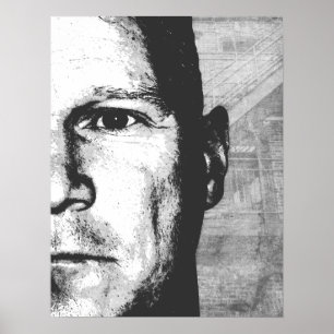 In de stad poster