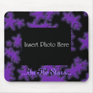 In de Stars Paars Star Pattern Lijst Muismat