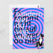 In de sterren briefkaart (Voorkant / Achterkant)