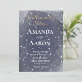 In de sterren geschreven kaart (Staand voorkant)