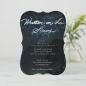 In de sterren geschreven kaart (Staand voorkant)