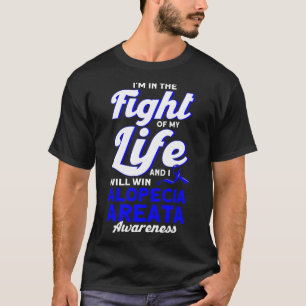 In de strijd van mijn leven steun alopecia bewustz t-shirt