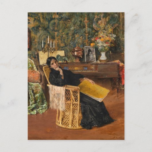 In de studio | William Merritt Chase Briefkaart (Voorkant)