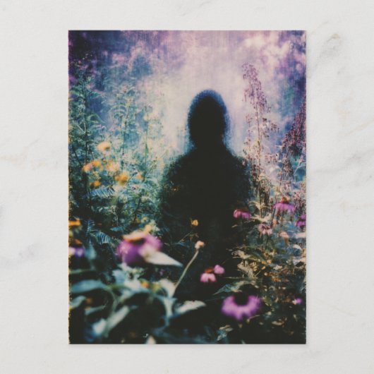 In de tuin Abstract Briefkaart (Voorkant)