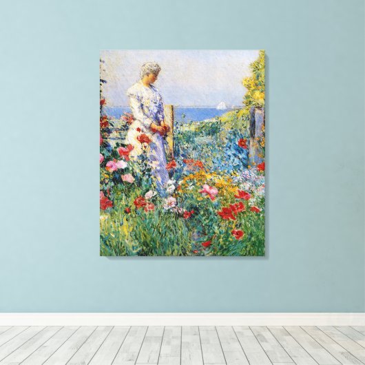 In de tuin canvas afdruk (Insitu (Houten vloer))