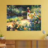 In de tuin canvas afdruk (Insitu (Woonkamer))