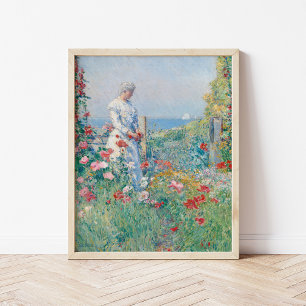 In de tuin Childe Hassam Poster