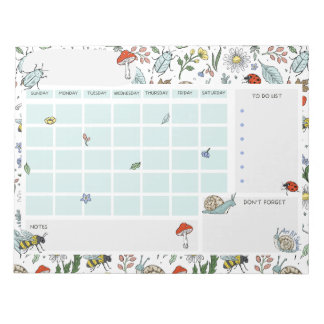 In de tuin open datum bureau kalender notitieblok