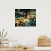 In de tuin poster (Keuken)