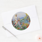 In de tuin ronde sticker (Envelop)