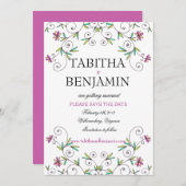 In de tuin - Save the Date (Voorkant / Achterkant)