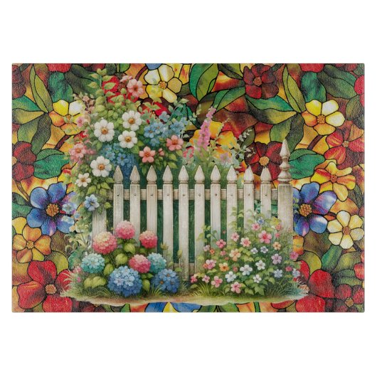 In de tuin snijplank (Voorkant)