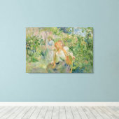 In de tuin van Roche-Bord, 1894 Canvas Afdruk (Insitu (Houten vloer))