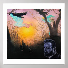 In de vroege avond: angstaanjagende dingen - Colla Poster