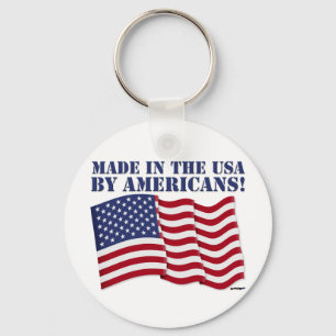 IN DE VS GEMAAKT DOOR AMERIKANEN! SLEUTELHANGER
