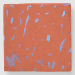 In de vulkaan stenen onderzetter