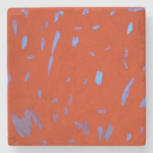 In de vulkaan   stenen onderzetter