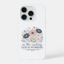 In de Wachttijd Werkt God iPhone Hoes