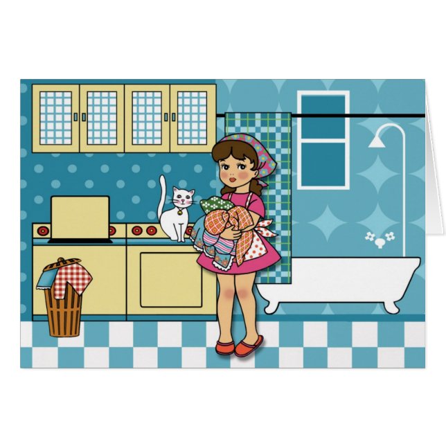 In de wasruimte (Voorkant Horizontaal)